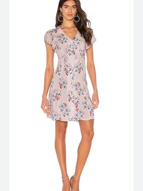 VELVET BY GRAHAM & SPENCER Kirstan Mini Dress in Pink L